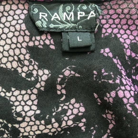 Rampage Floral Lace Jewel Detail One Shoulder Blouse - Picture 5 of 6